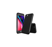 TECHGEAR iPhone SE 2022/2020 CarbonFi Case - Flexible Shockproof Slim Soft TPU Protect Cover with Carbon Fibre Design Compatible with iPhone SE 2nd / 3rd Gen, iPhone 8/7