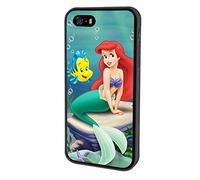 iPhone SE case, Disney The Little Mermaid Ariel Defensive Case Compatible with Apple iPhone 5SE / 5S / 5 (Black)