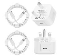 iPhone USB C Fast Charger 2Pack 20W Fast Apple Charger with 2M Cable MFi Certified iPhone Fast charger USB C To Lightning Cable for iPhone 14/13/12/11 Pro/Pro Max/XS Max/XS/XR/X/SE/8, iPad