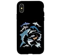 iPhone X/XS Blue Shark Mako Shark Whale Shark Types Case