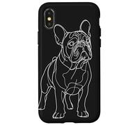iPhone X/XS French Bulldog Line Art Case