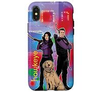 iPhone X/XS Marvel Hawkeye Clint Barton Kate Bishop Lucky the Pizza Dog Case