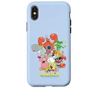 iPhone X/XS SpongeBob SquarePants Group Shot Title Pose Poster Case