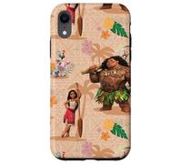 iPhone XR Disney Moana 2 Moana Maui Kotu Heihei and Pua Pattern Case