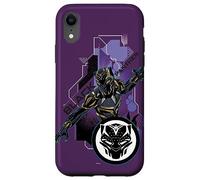 iPhone XR Marvel Black Panther Wakanda Tech Suit and Panther Mask Icon Case