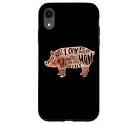 iPhone XR Pig Cuts Butchers And Bacon Parts Pig Day Lovers Case