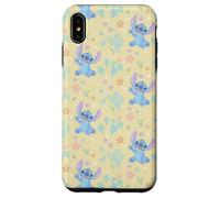 iPhone XS Max Disney Stitch Spring Easter Tropical Flowers and Butterflies Case