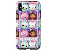 iPhone XS Max Gabby's Dollhouse Paw-Tastic Cute Characters Box Up Logo Case