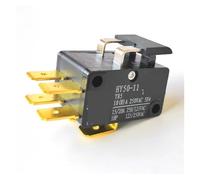 IPKAAAAD Emergency Stop Switch 2Pcs HY50-11 125V/20A 250V/15A 1HP 6 Pin Switch Microswitches for Equipment and Appliances Tools