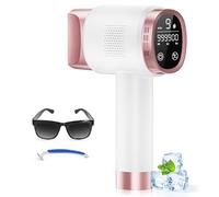 IPL Hair Removal Device with Ice Cooling Function, Laser Hair Remover for Women, 999900 Flashes, 600-1200NM Efficient Facial Hair Remover System for Full Body