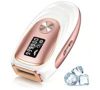 IPL Laser Hair Removal Device for Women Men, Painless Ice Cooling Hair Remover for Full Body, At Home Lazer Hair Remover for Face Bikini Line Armpit, 5 Levels, Auto & Manual Mode, 999,900 Flash