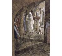IPLUPJDY Abstract Painting Vintage Canvas Painting Wall Poster Apparitions of the Dead in the Streets of Jerusalem by Jacques Portrait Image for Home Decor 60x90cm