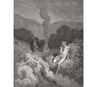 IPLUPJDY Abstract Painting Vintage Canvas Painting Wall Poster Cain and Abel Offering Their Sacrifices by Gustave Dore Portrait Image for Home Decor 60x90cm
