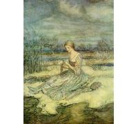 IPLUPJDY Abstract Painting Vintage Canvas Painting Wall Poster Caporushes by Arthur Rackham Portrait Image for Home Decor 60x90cm