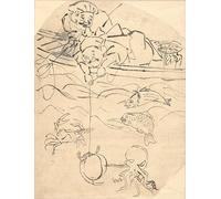 IPLUPJDY Abstract Painting Vintage Canvas Painting Wall Poster Daikoku and Ebisu Two of the Seven Gods of Happiness by Utagawa Kuniyoshi Portrait Image for Home Decor 60x90cm