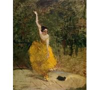 IPLUPJDY Abstract Painting Vintage Canvas Painting Wall Poster Danseuse by Henri De Toulouse Lautrec Portrait Image for Home Decor 60x90cm