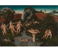 IPLUPJDY Abstract Painting Vintage Canvas Painting Wall Poster Elector John Frederick the Magnanimous of Saxony by Lucas Cranach the Elder Portrait Image for Home Decor 60x90cm