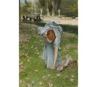 IPLUPJDY Abstract Painting Vintage Canvas Painting Wall Poster Flora Spring in the Gardens of the Villa by Lawrence Alma Tadema Portrait Image for Home Decor 60x90cm