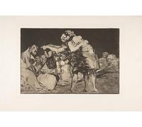 IPLUPJDY Abstract Painting Vintage Canvas Painting Wall Poster Folly by Francisco De Goya Portrait Image for Home Decor 60x90cm