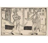 IPLUPJDY Abstract Painting Vintage Canvas Painting Wall Poster Hecyra From the Comedie of Terence by Albrecht Dürer Portrait Image for Home Decor 60x90cm