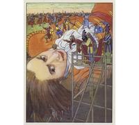 IPLUPJDY Abstract Painting Vintage Canvas Painting Wall Poster Illustration for Gullivers Travels by Artus Scheiner Portrait Image for Home Decor 60x90cm