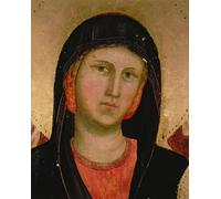 IPLUPJDY Abstract Painting Vintage Canvas Painting Wall Poster Lady From Lady and Child Enthroned Detail of See Also by Giotto Di Bondone Portrait Image for Home Decor 60x90cm