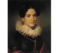 IPLUPJDY Abstract Painting Vintage Canvas Painting Wall Poster Maria Angelica Richter Von Binnenthal by Johann Peter Krafft Portrait Image for Home Decor 60x90cm