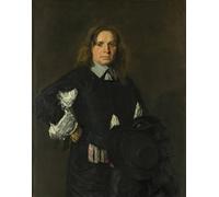 IPLUPJDY Abstract Painting Vintage Canvas Painting Wall Poster Portrait of a Man by Frans Hals Portrait Image for Home Decor 60x90cm