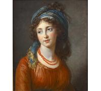 IPLUPJDY Abstract Painting Vintage Canvas Painting Wall Poster Portrait of Aglaé by Elisabeth Louise Vigee Lebrun Portrait Image for Home Decor 60x90cm