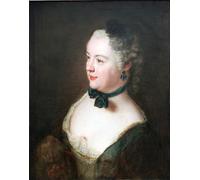IPLUPJDY Abstract Painting Vintage Canvas Painting Wall Poster Portrait of an Famous Woman by Antoine Pesne Portrait Image for Home Decor 60x90cm