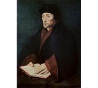 IPLUPJDY Abstract Painting Vintage Canvas Painting Wall Poster Portrait of Desiderius Erasmus of Rotterdam by Hans Holbein Der Jüngere Portrait Image for Home Decor 60x90cm