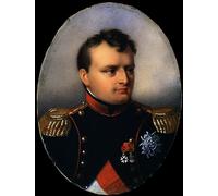 IPLUPJDY Abstract Painting Vintage Canvas Painting Wall Poster Portrait of Emperor Napoléon I Bonaparte by Jean Baptiste Isabey Portrait Image for Home Decor 60x90cm