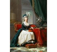 IPLUPJDY Abstract Painting Vintage Canvas Painting Wall Poster Portrait of Queen Marie Antoinette of France Ca by Elisabeth Louise Vigee Lebrun Portrait Image for Home Decor 60x90cm