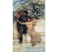 IPLUPJDY Abstract Painting Vintage Canvas Painting Wall Poster Promise of Spring by Lawrence Alma-tadema Portrait Image for Home Decor 60x90cm