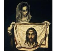 IPLUPJDY Abstract Painting Vintage Canvas Painting Wall Poster St.veronica with the Holy Shroud by El Greco Portrait Image for Home Decor 60x90cm