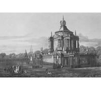 IPLUPJDY Abstract Painting Vintage Canvas Painting Wall Poster Temple in the Green Park Middlesex As It Appeared August by Preston Neale Portrait Image for Home Decor 60x90cm