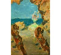 IPLUPJDY Abstract Painting Vintage Canvas Painting Wall Poster the Ballet Dancer by Edgar Degas Portrait Image for Home Decor 60x90cm