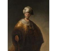 IPLUPJDY Abstract Painting Vintage Canvas Painting Wall Poster the Oriental Nobleese Also Known As the Slavic Nobleese by Jan Vermeer Portrait Image for Home Decor 60x90cm
