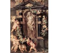 IPLUPJDY Abstract Painting Vintage Canvas Painting Wall Poster the Statue of Ceres by Peter Paul Rubens Portrait Image for Home Decor 60x90cm