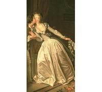 IPLUPJDY Abstract Painting Vintage Canvas Painting Wall Poster the Stolen Kiss by Jean Honore Fragonar Portrait Image for Home Decor 60x90cm
