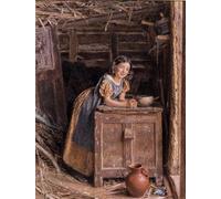 IPLUPJDY Aesthetic Poster Photo Wall Print Modern Wall Artwork a Rustic Beauty by William Henry Hunt Canvas Picture for Home Decor 60x90cm