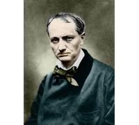 IPLUPJDY Aesthetic Poster Photo Wall Print Modern Wall Artwork Charles Baudelaire French Writer by Etienne Carjat Canvas Picture for Home Decor 60x90cm