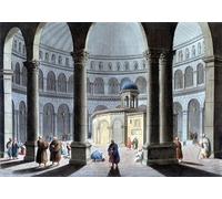 IPLUPJDY Aesthetic Poster Photo Wall Print Modern Wall Artwork Church of the Holy Sepulchre in View of the Ottoman in Europe in Asia by Mayer Canvas Picture for Home Decor 60x90cm
