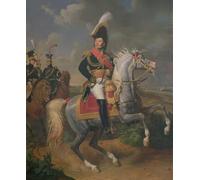 IPLUPJDY Aesthetic Poster Photo Wall Print Modern Wall Artwork Equestrian Portrait of General Jean Rapp by Louis Jean François Lagrenée Canvas Picture for Home Decor 60x90cm