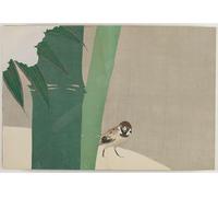IPLUPJDY Aesthetic Poster Photo Wall Print Modern Wall Artwork Flowers of a Hundred Worlds Bamboo in Snow by Kamisaka Sekka Canvas Picture for Home Decor 60x90cm