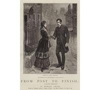 IPLUPJDY Aesthetic Poster Photo Wall Print Modern Wall Artwork From Post to Finish a Racing Romance by John Charlton Canvas Picture for Home Decor 60x90cm