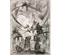 IPLUPJDY Aesthetic Poster Photo Wall Print Modern Wall Artwork From the Series the Imaginary Prisons Le Carceri Dinvenzione by Battista Piranesi Canvas Picture for Home Decor 60x90cm