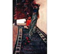 IPLUPJDY Aesthetic Poster Photo Wall Print Modern Wall Artwork I Sat At Her Feet While She Drilled the Island Language Into Me by Howard Pyle Canvas Picture for Home Decor 60x90cm