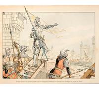 IPLUPJDY Aesthetic Poster Photo Wall Print Modern Wall Artwork Illustration Taken From the Book Joan of Arc by Paul De Semant Canvas Picture for Home Decor 60x90cm