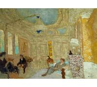 IPLUPJDY Aesthetic Poster Photo Wall Print Modern Wall Artwork in the Waiting Room by Edouard Vuillard Canvas Picture for Home Decor 60x90cm